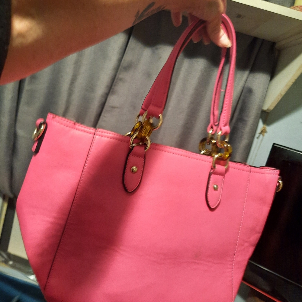 Faux pink should bag